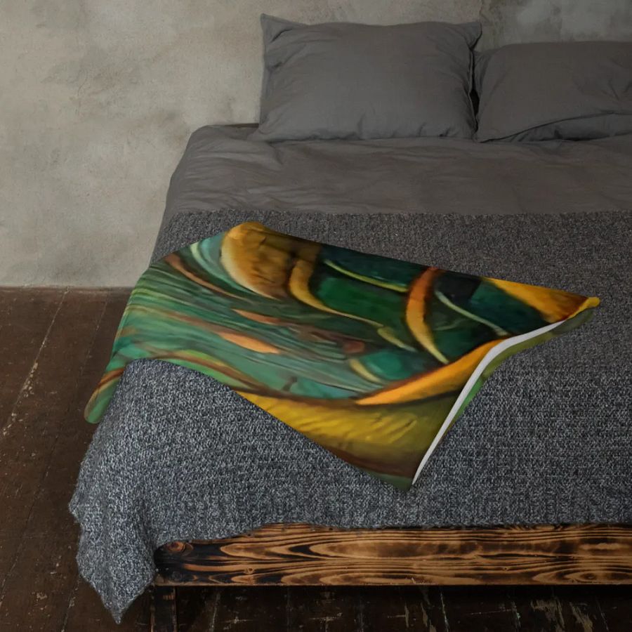 Forest abstract Jetée/ Blanket product image (10)