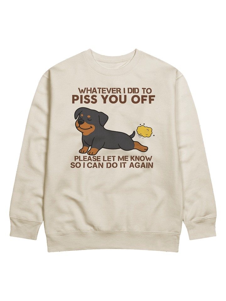 Stubborn Rottweiler Sweatshirt product image (1)