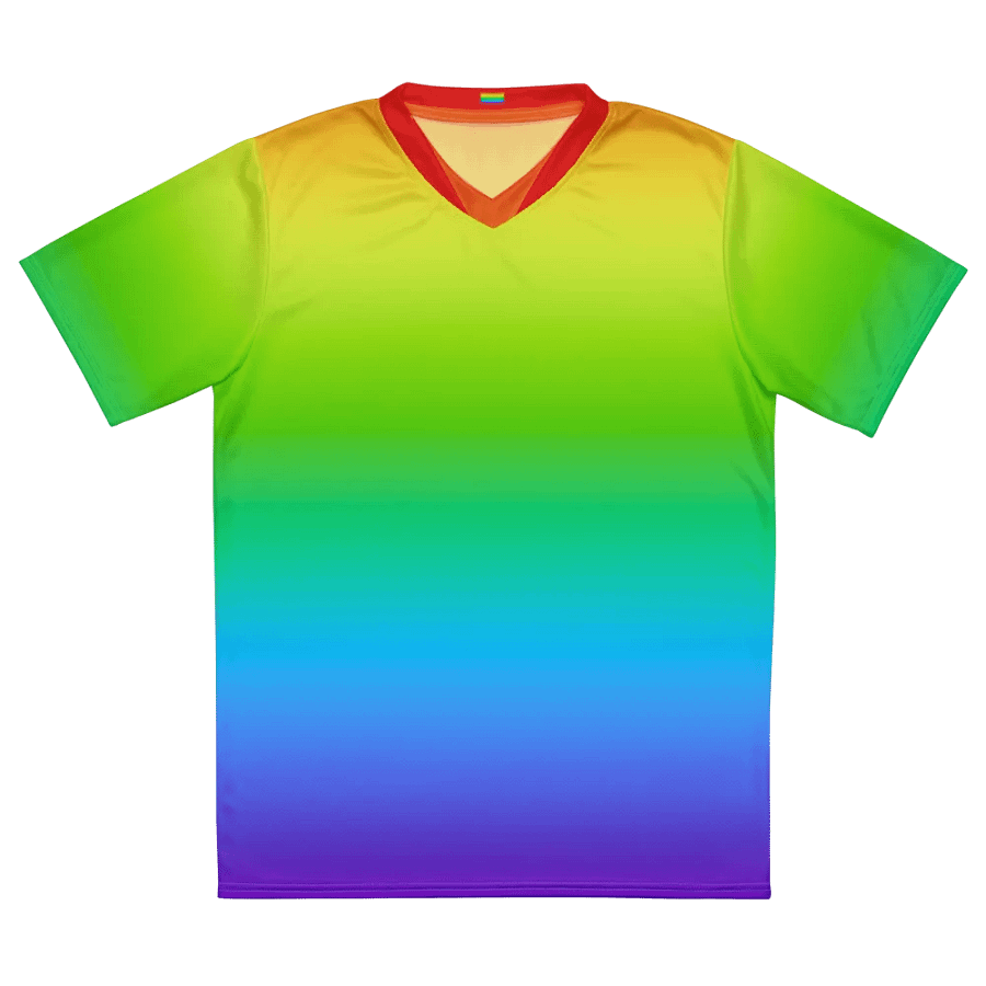 Rainbow Unisex Sport Jersey product image (2)