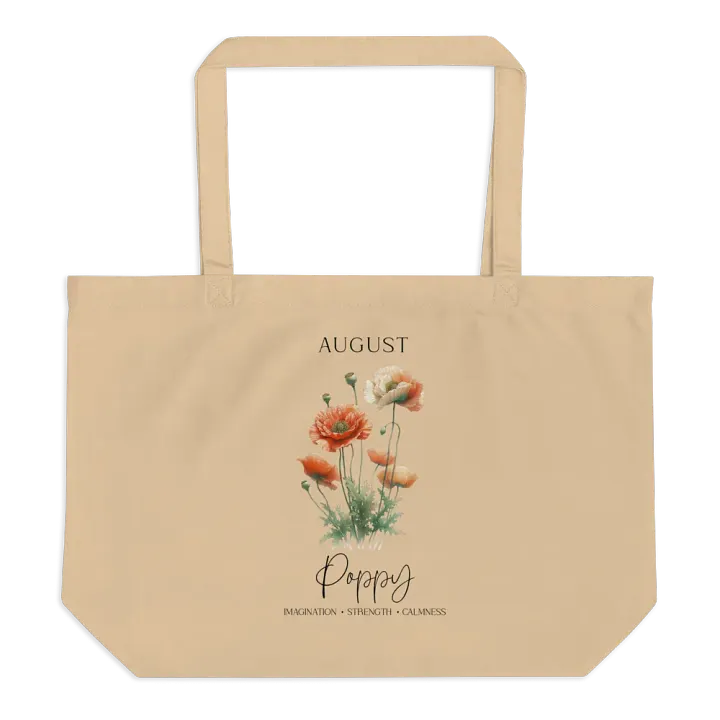 August Poppy Tote product image (1)