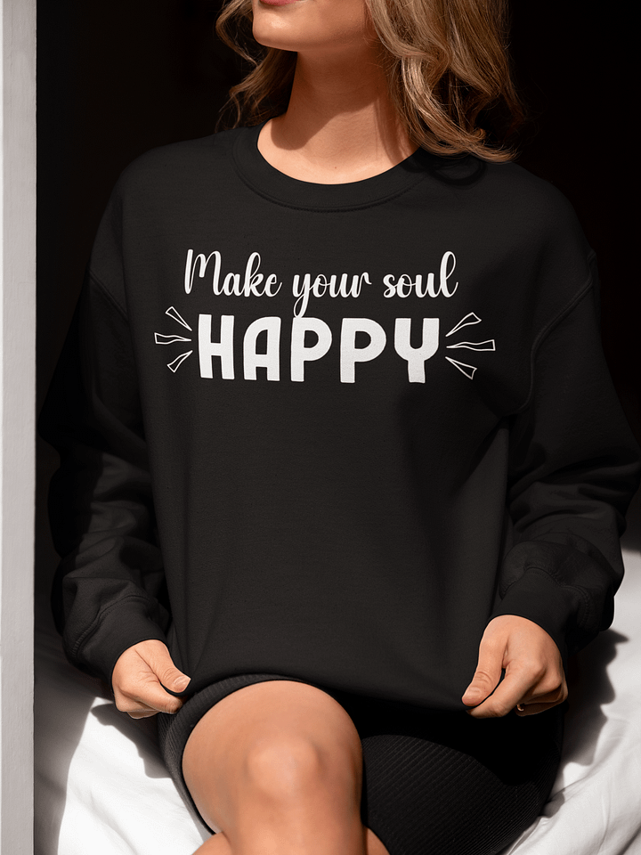 Happy Soul Self-Care Gildan Sweatshirt - Front/Back style. product image (1)