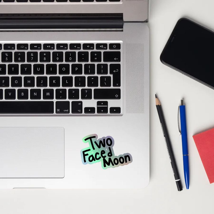 Holographic Two Faced Moon Sticker Set product image (10)