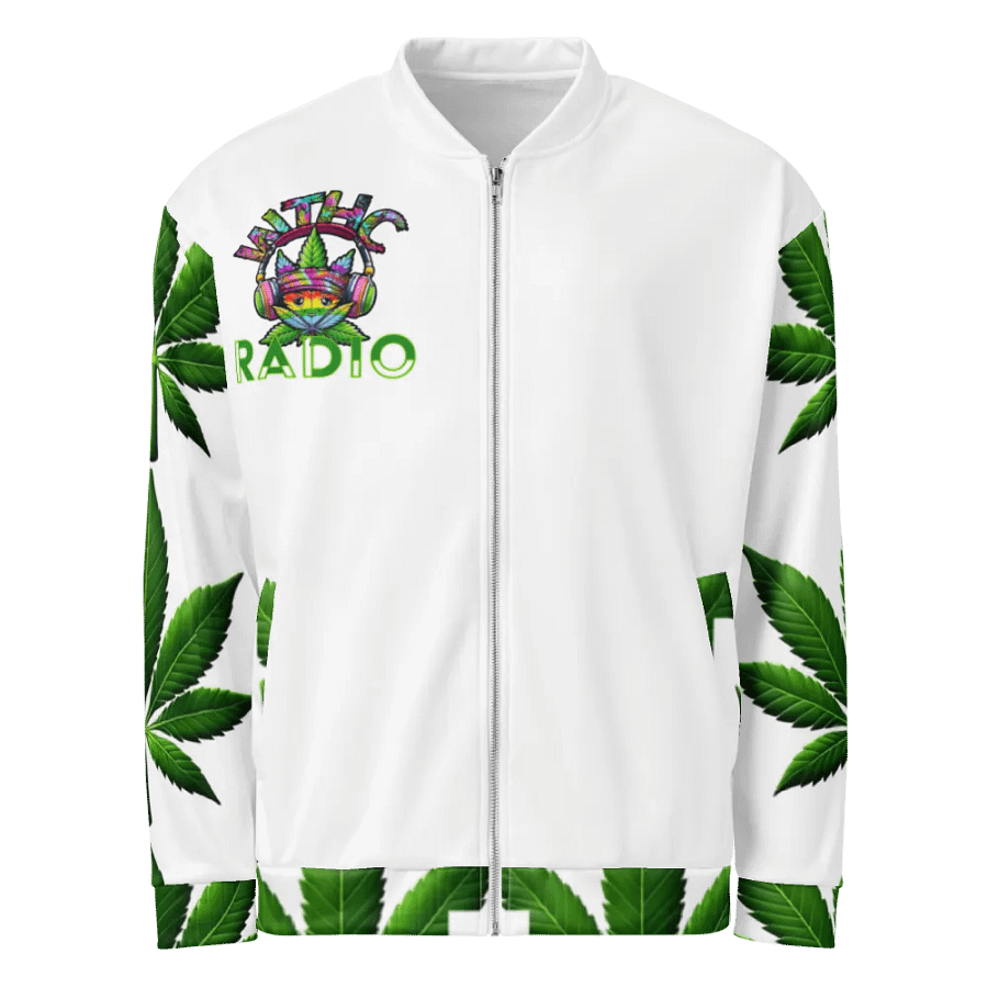 Da Green Leaf Custom Bomber Jacket product image (1)