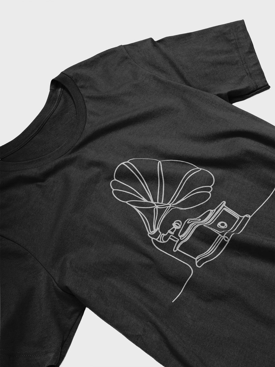 Vintage Gramophone Line Drawing T-Shirt product image (24)