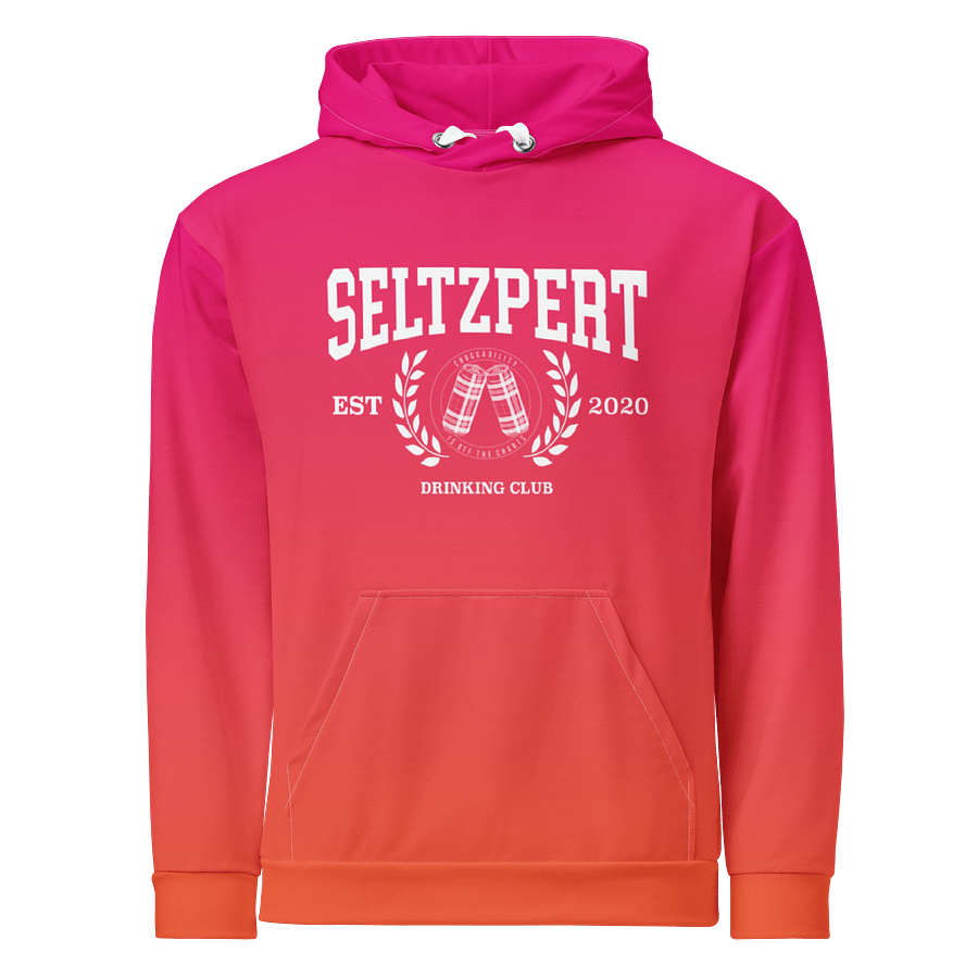 Seltzpert Drinking Club Hoodie Tequila Sunrise product image (1)