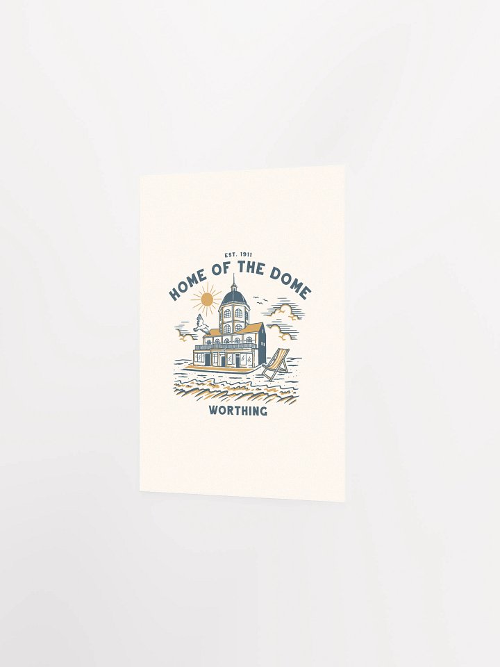 Home of the Dome Print | Hand-Drawn Poster | Worthing, UK product image (37)