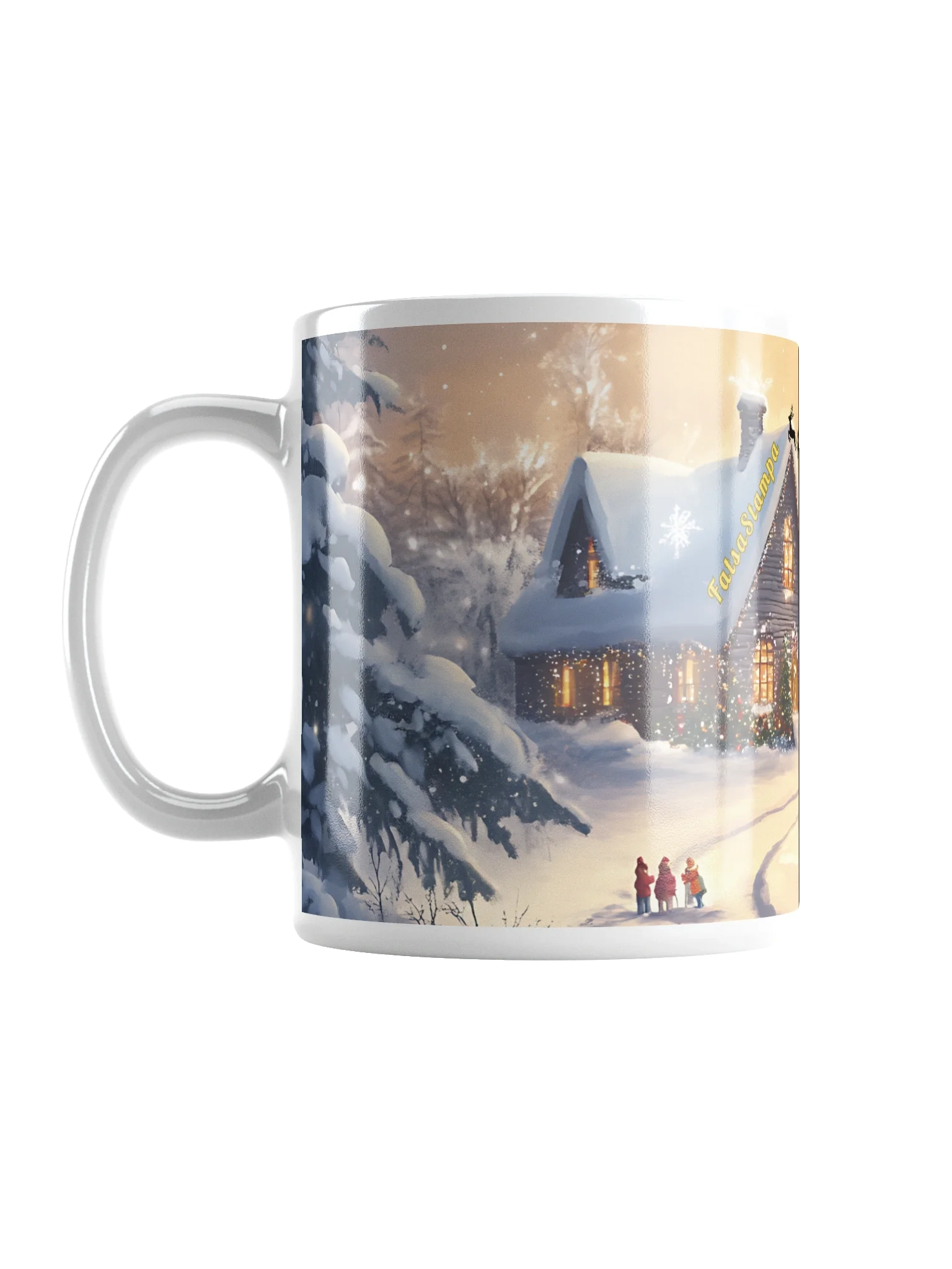 Festive Cabin Christmas Mug product image (1)