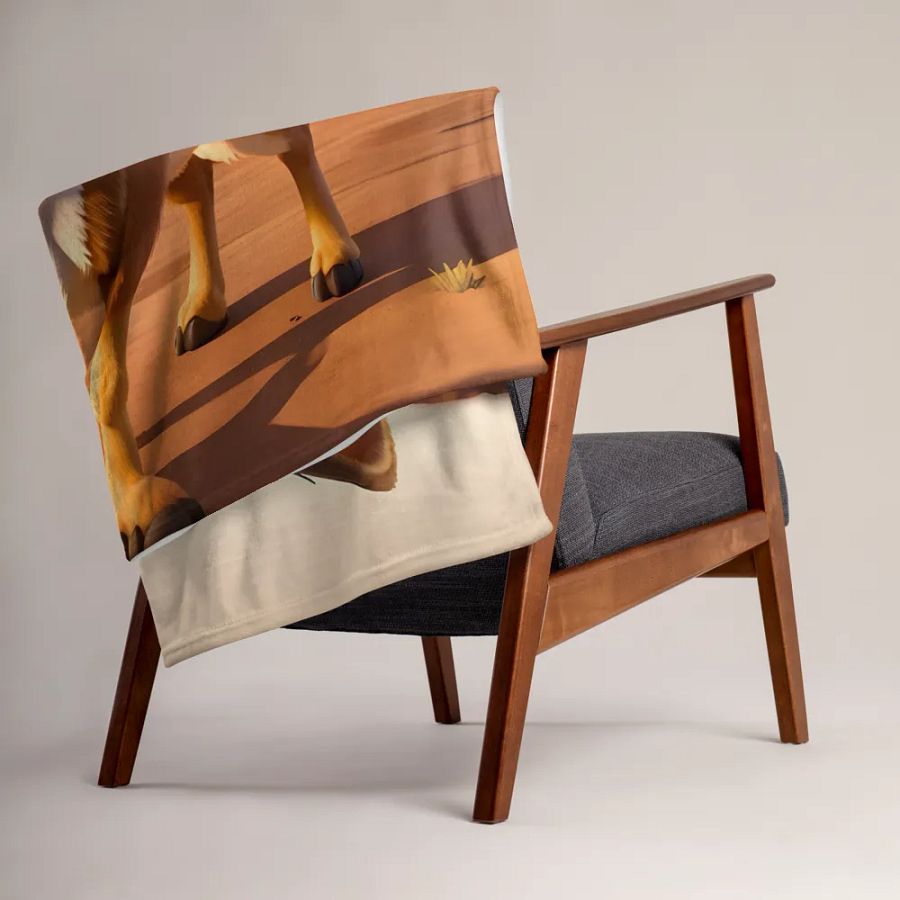 Endangered Species - Mexico - Mexican Pronghorn Throw Blanket product image (5)