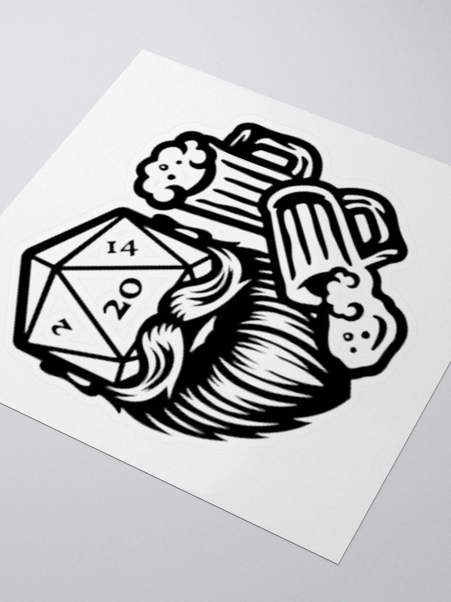 Bros black logo sticker product image (3)