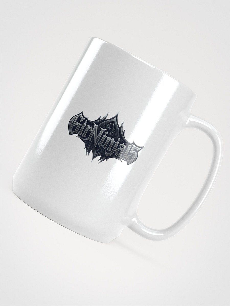 Gothic Monogram White Glossy Mug product image (4)