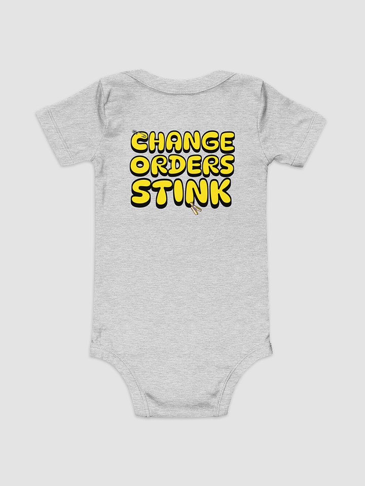 Change Orders Stink Baby One Piece product image (1)