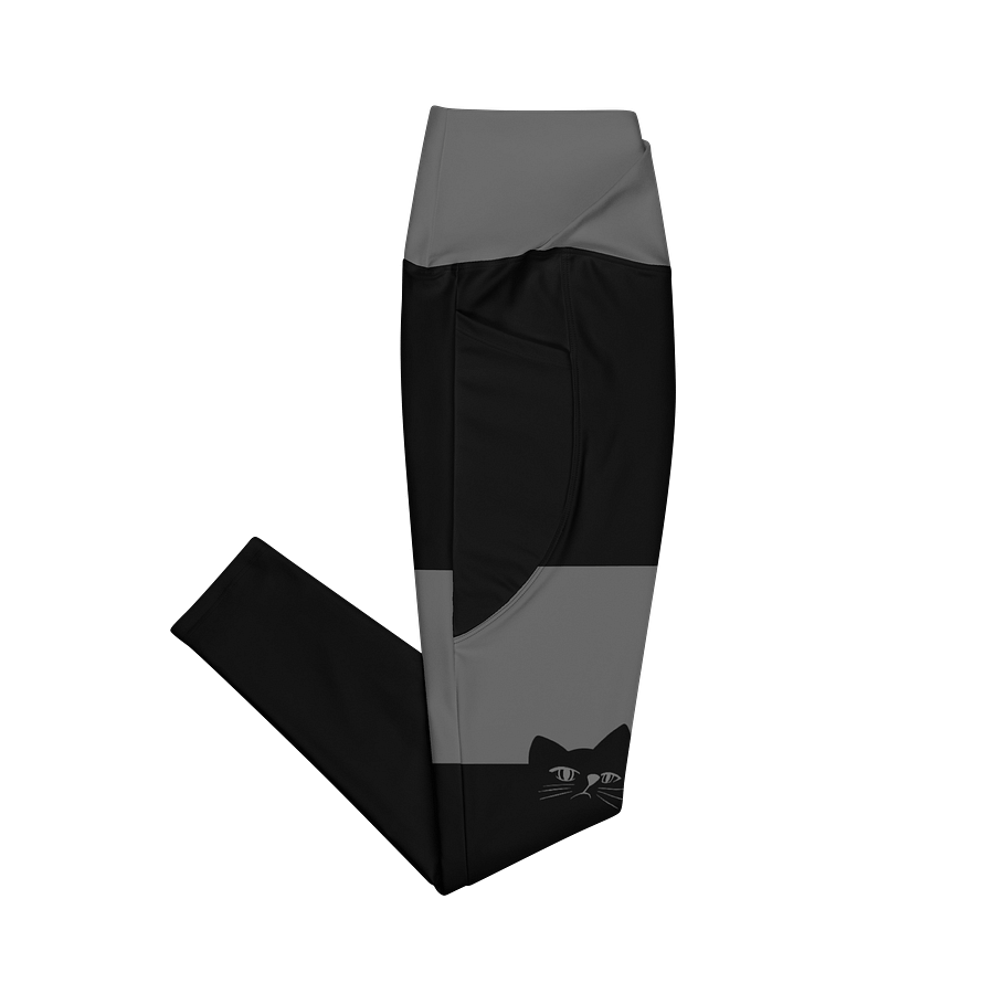 Crossover leggings with pockets : LUIGI & ARIEL DESIGN product image (3)