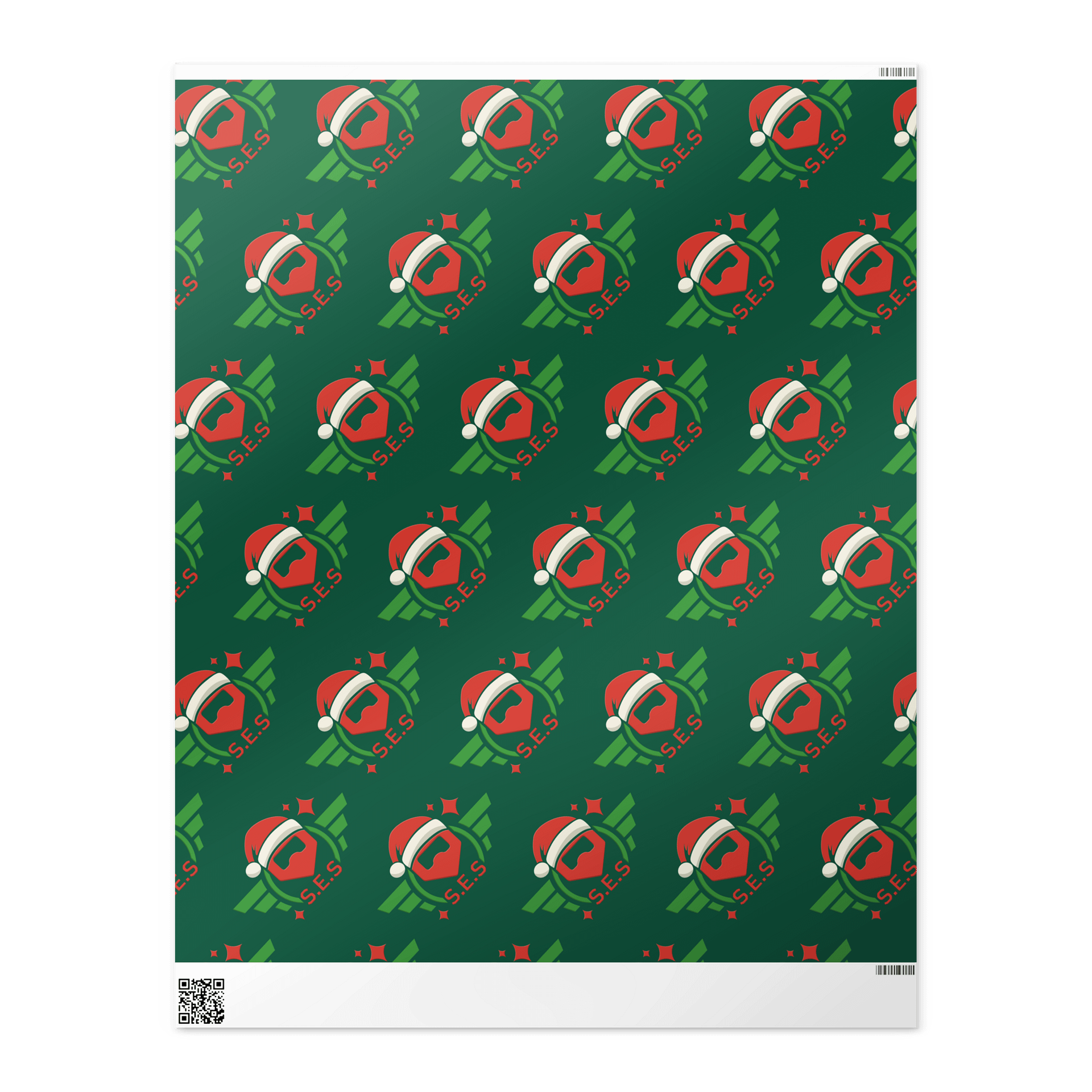S.E.S Christmas 2025 - Green Wrapping Paper product image (2)