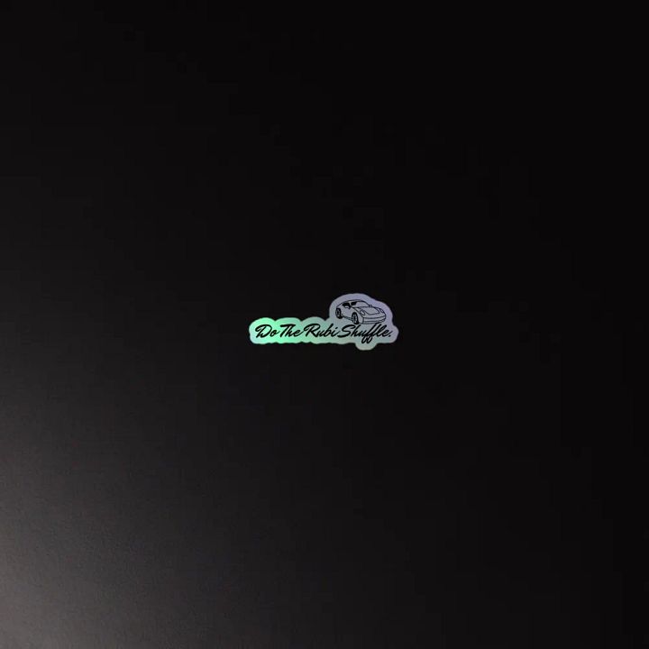 Rubi Shuffle Holographic Sticker product image (4)
