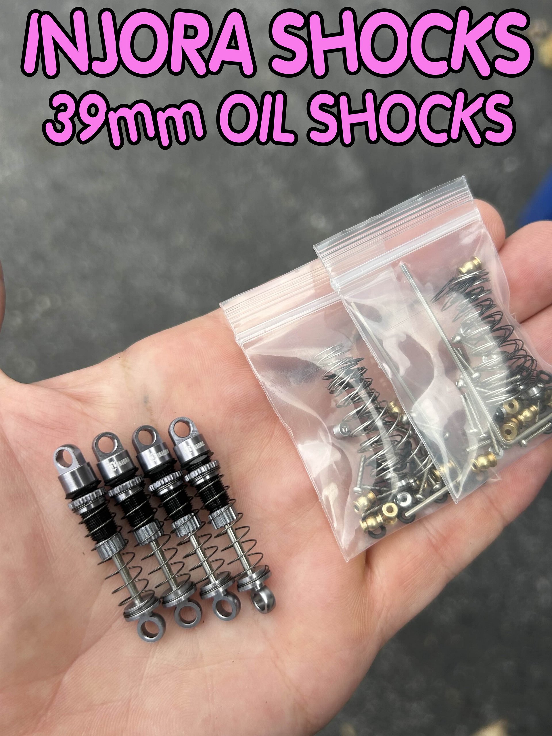 Injora 39mm shocks product image (1)