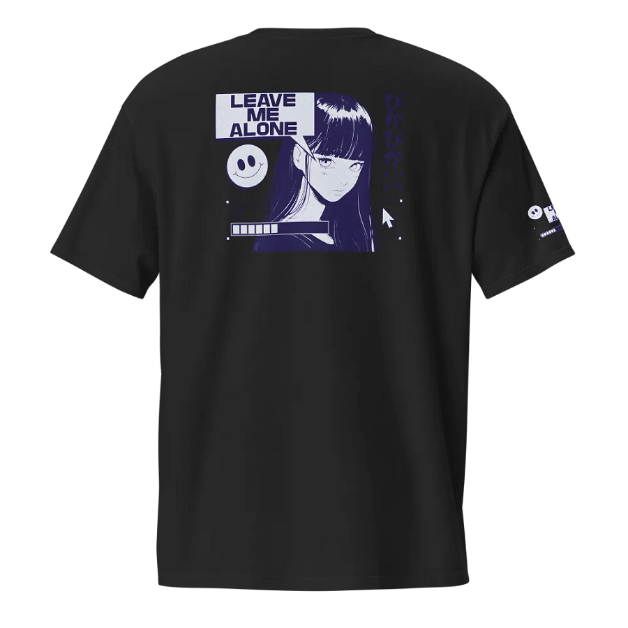 Leave Me Alone Anime Pocket Tee product image (1)