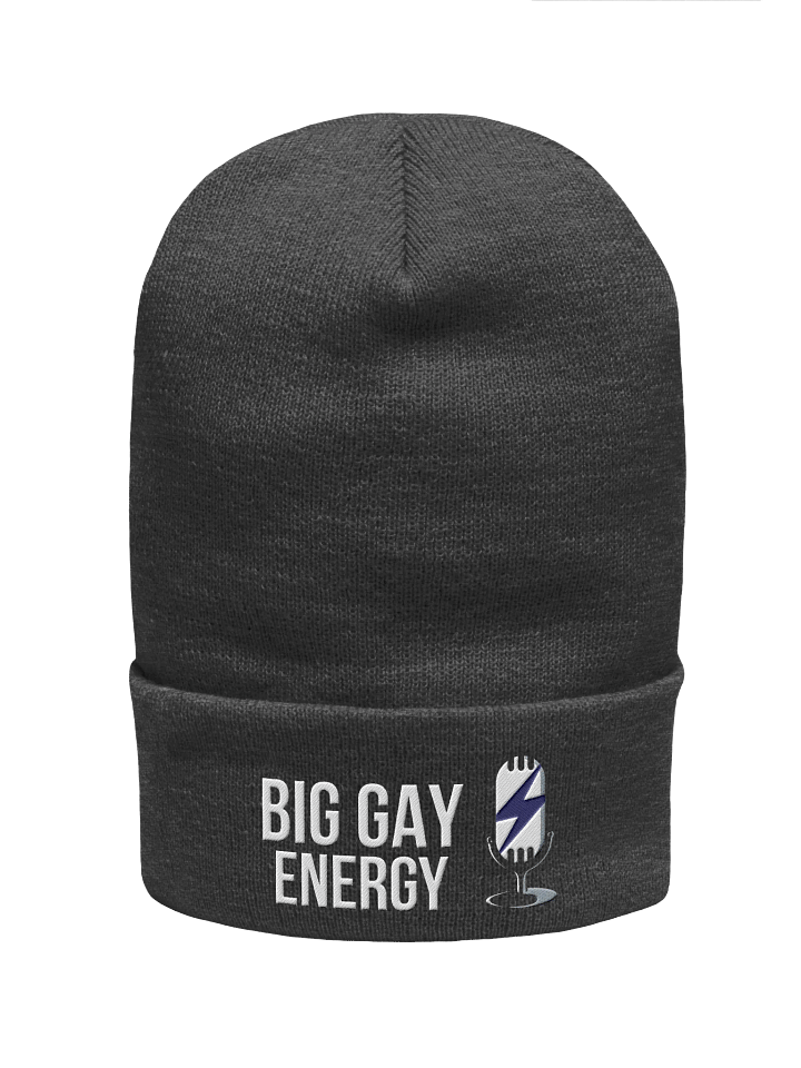Big Gay Energy Embroidered Beanie product image (1)