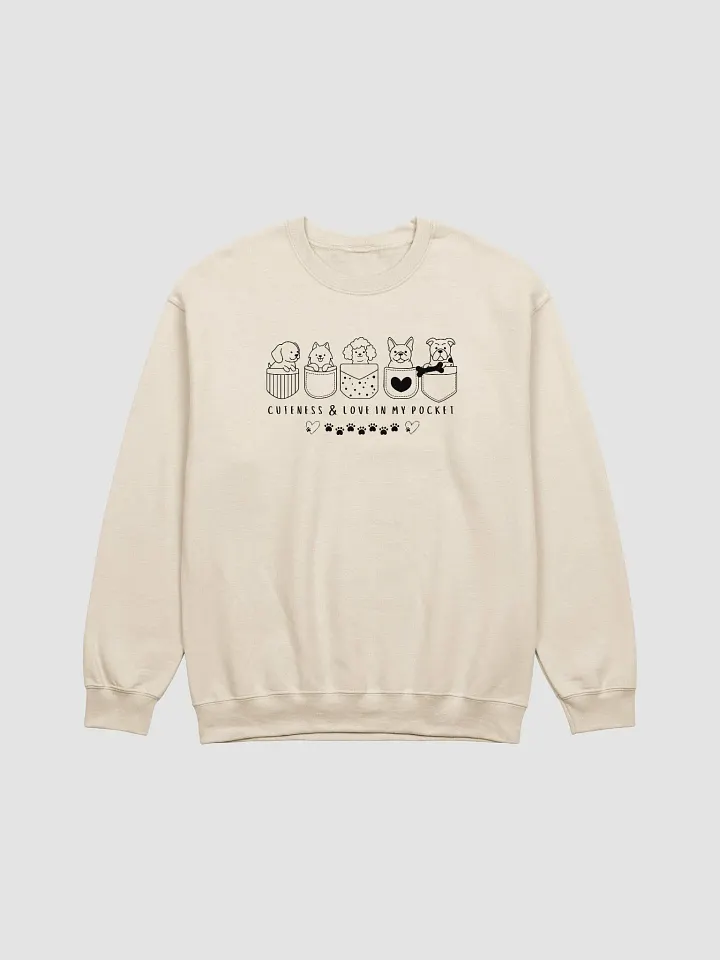 Cuteness and Love in My Pocket Sweatshirt product image (2)