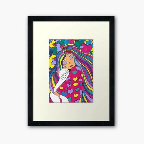 Girl with the cat 🐱
💖🩵💜💙💚💚💛🧡🩷💝

#artdesign #art #artshop #artlover #painting_forever_art #painting🎨 #paintingart #painting #d...