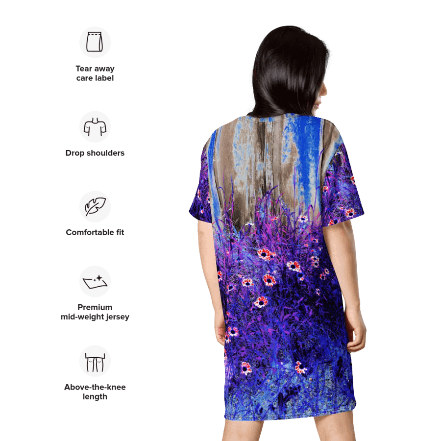 Vibrant Summer Daises Women's T Shirt Dress product image (11)