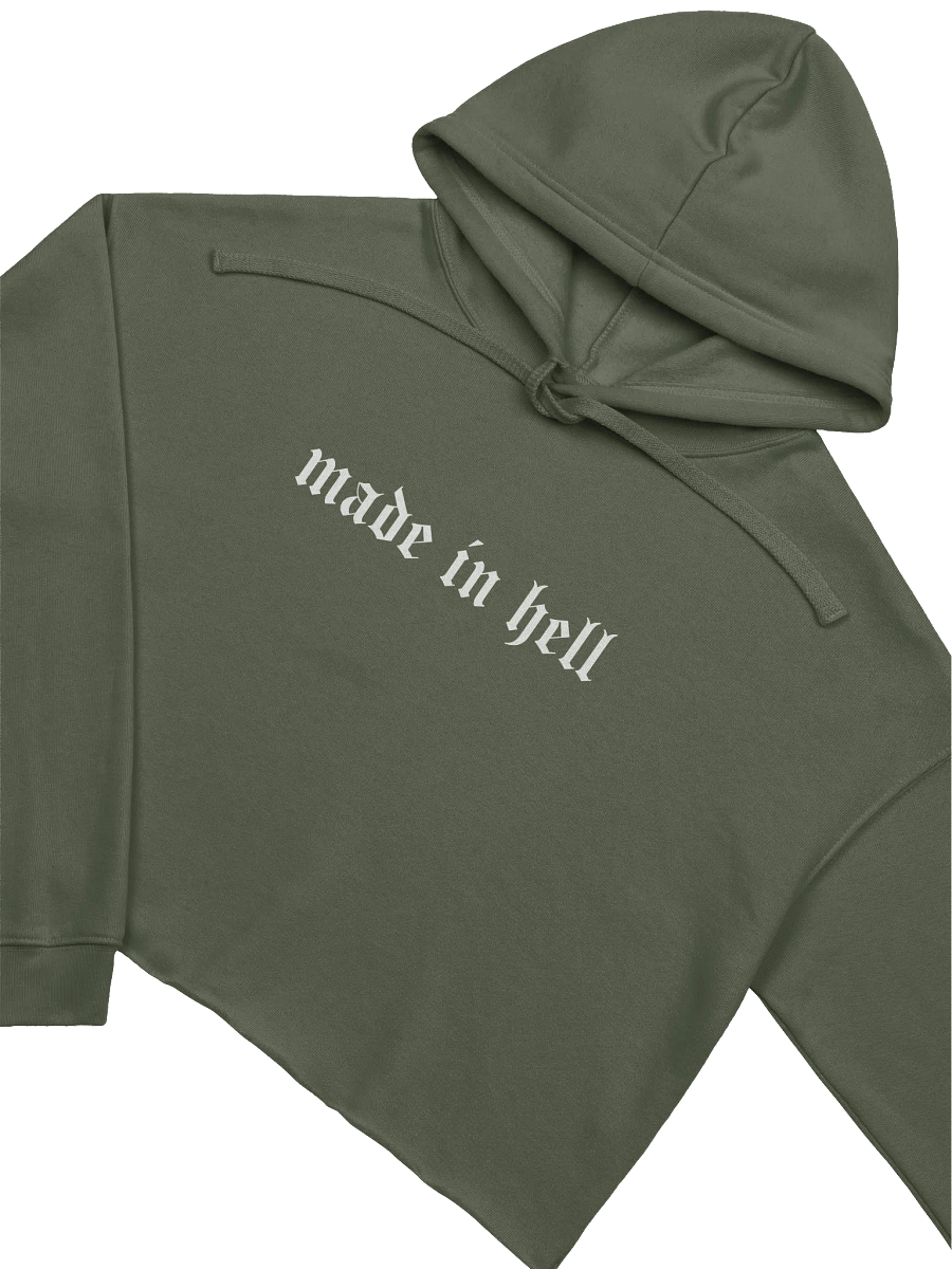 made in hell Cropped Hoodie product image (3)
