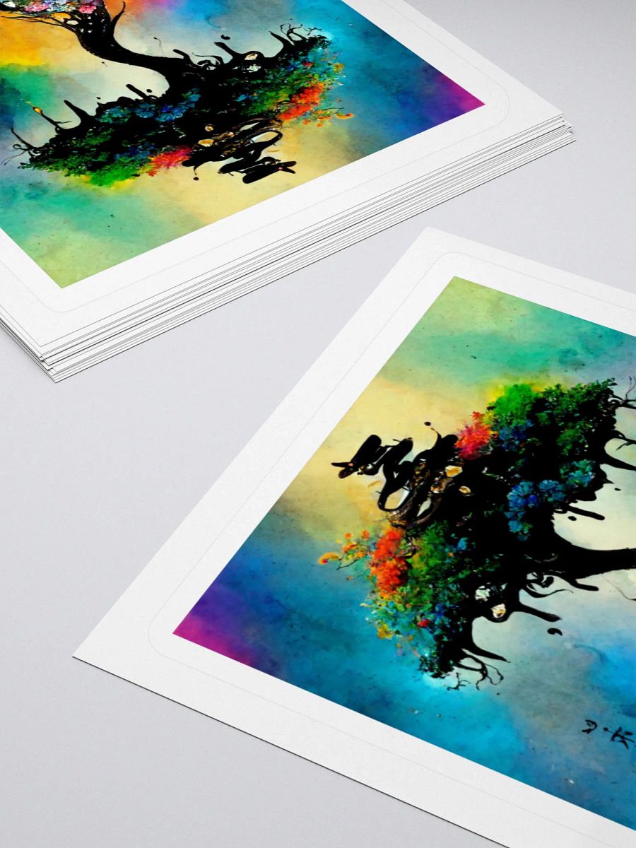 Ethereal Tree Kiss Cut Stickers product image (11)