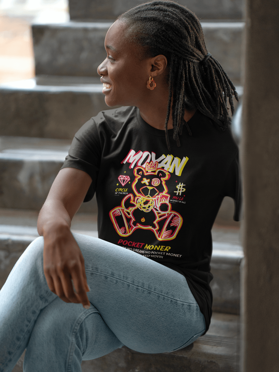 Broke Bear: Playful Teddy Bear Tee product image (1)