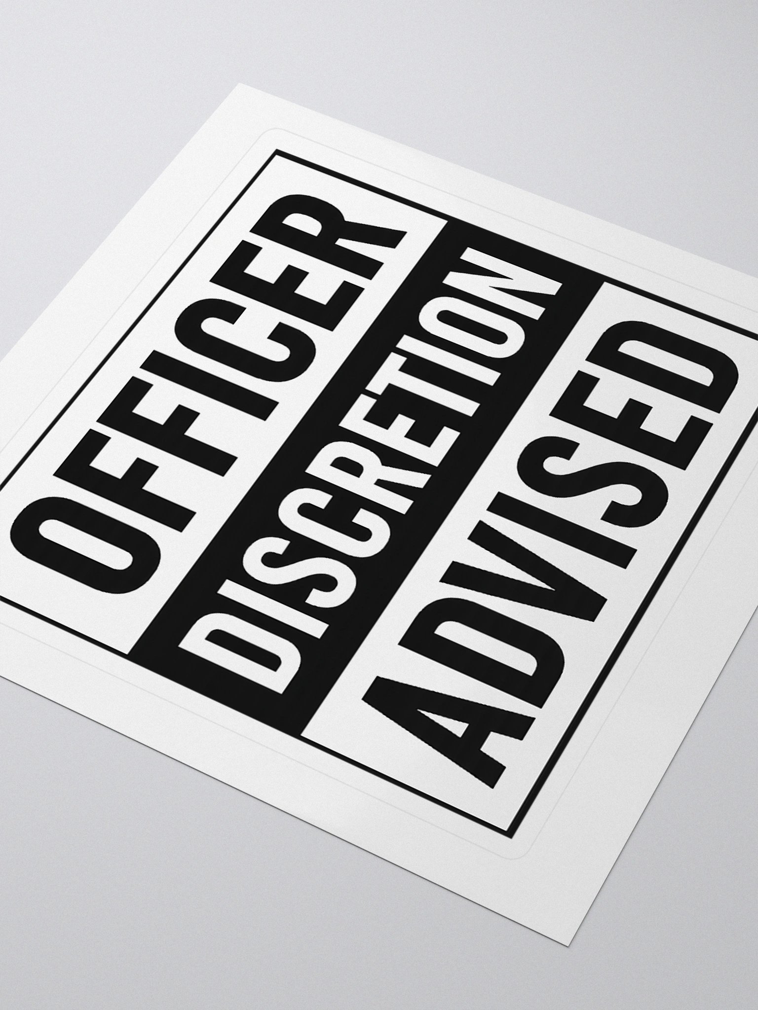 Undercover Warning Stickers product image (3)