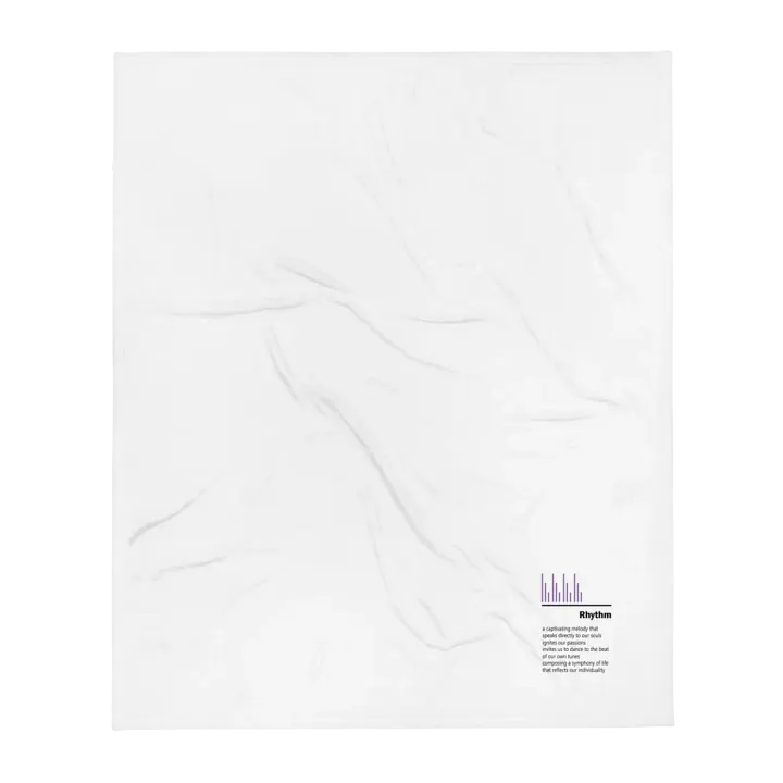 rhythm blanket - purple line product image (2)