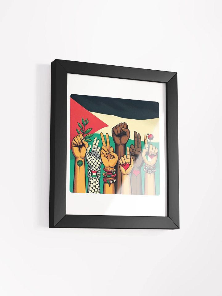 Unity in Diversity Framed Poster | free palestine product image (40)