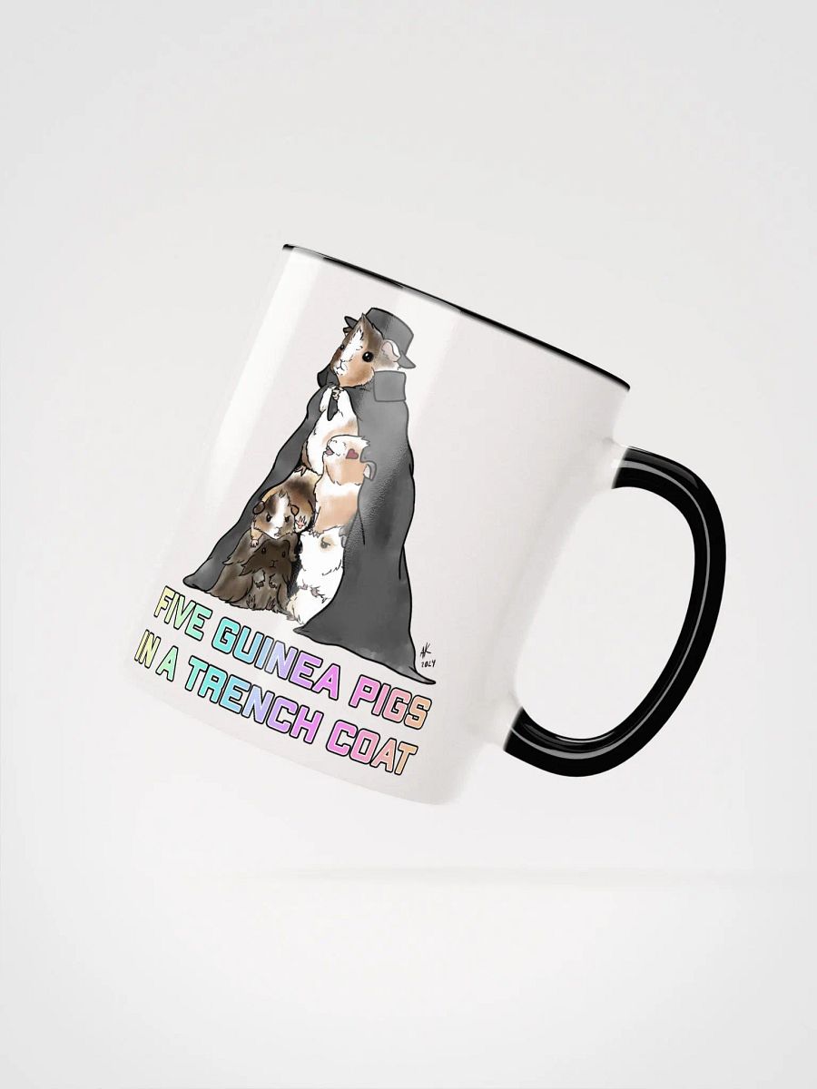 Five Guinea Pigs in a Trench Coat Mug product image (5)