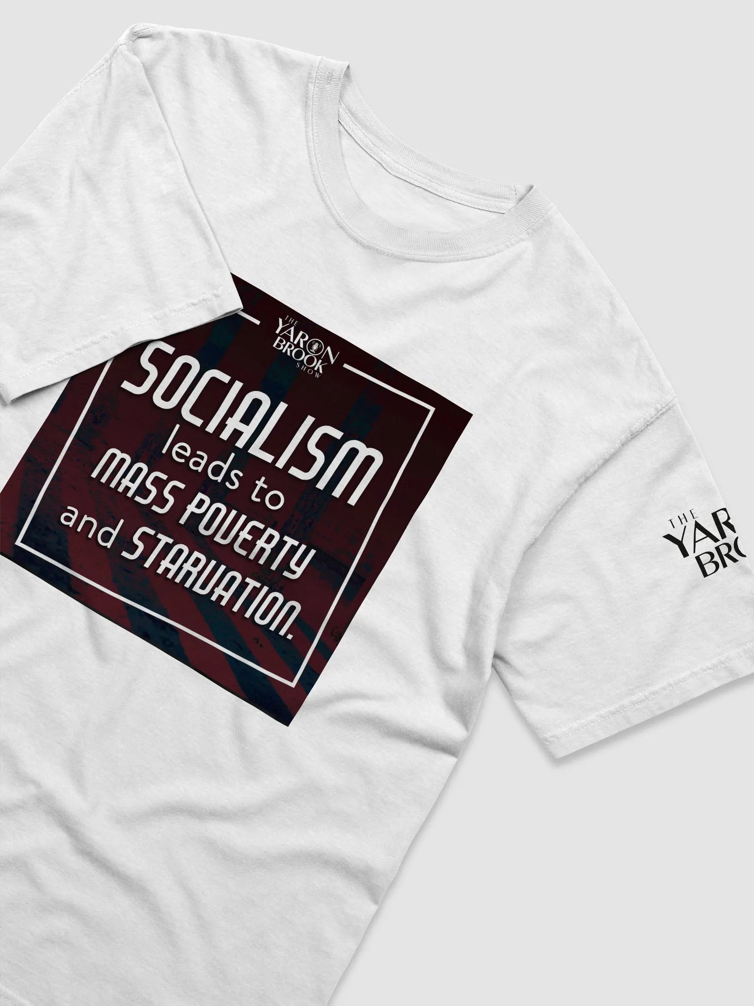 YBS Socialism vs. Prosperity Graphic Tee (White) product image (7)