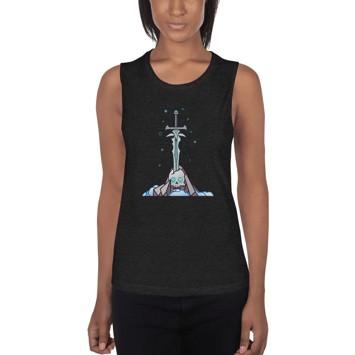 Sword in the Skull - Lich Variation - Women's Style Muscle Tank product image (1)
