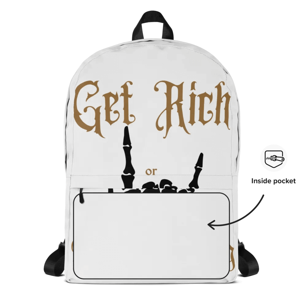 Get Rich or Die Trying Back Pack product image (12)