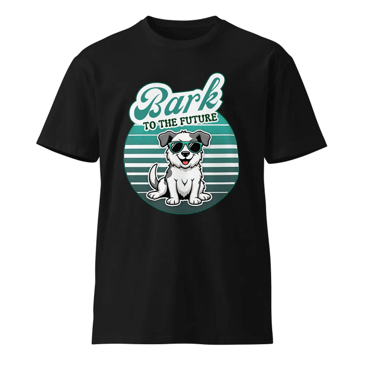 Bark to the Future Sunglasses Dog T-Shirt product image (1)