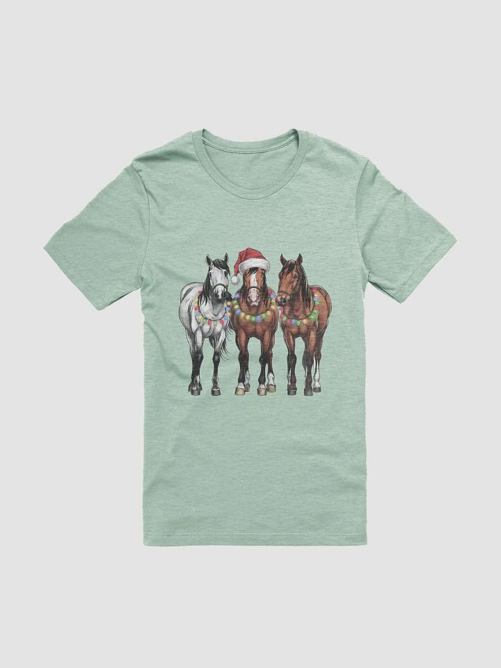 "Horses Christmas" t-shirt product image (1)