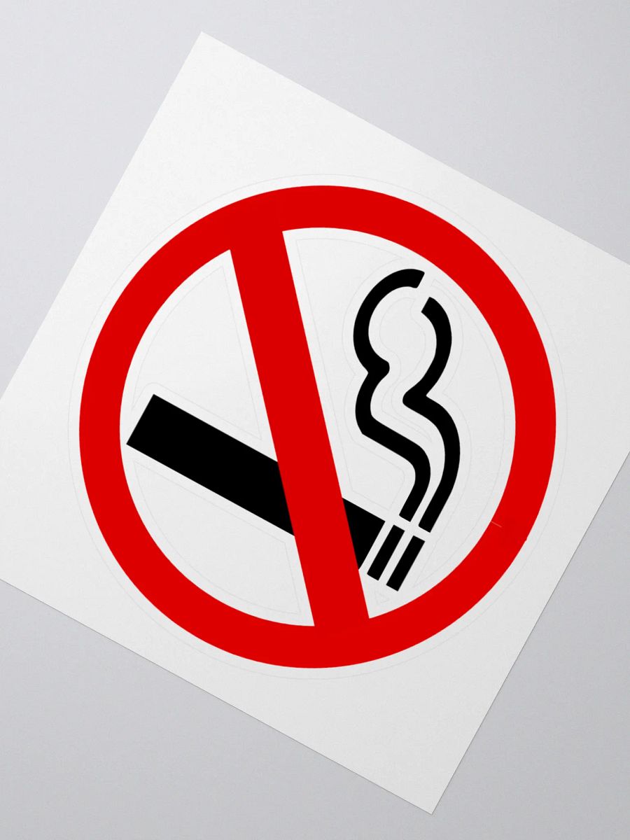 "No Smoking" Sticker product image (2)