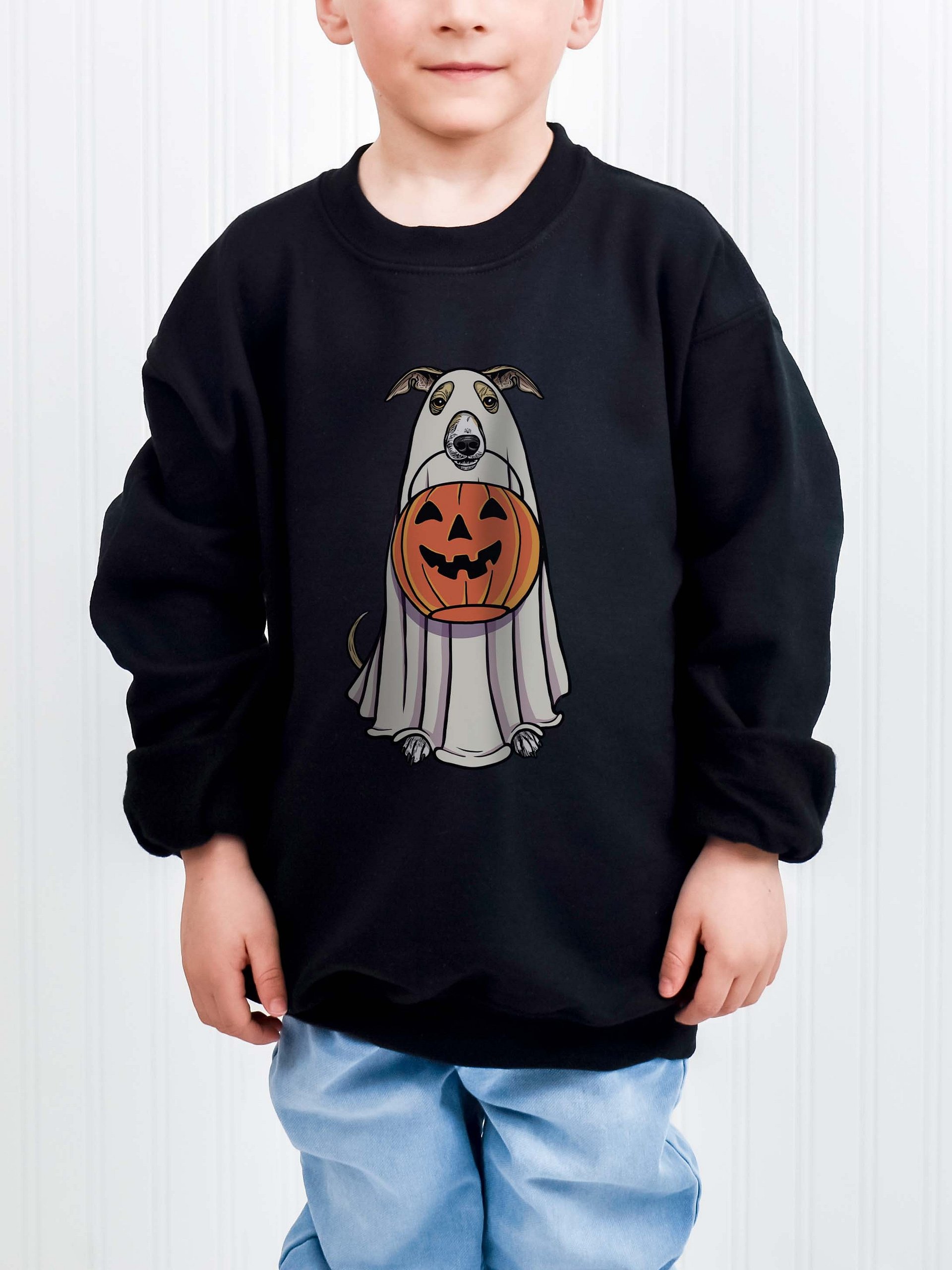 Halloween Italian Greyhound(Fawn) Youth Sweatshirt product image (1)