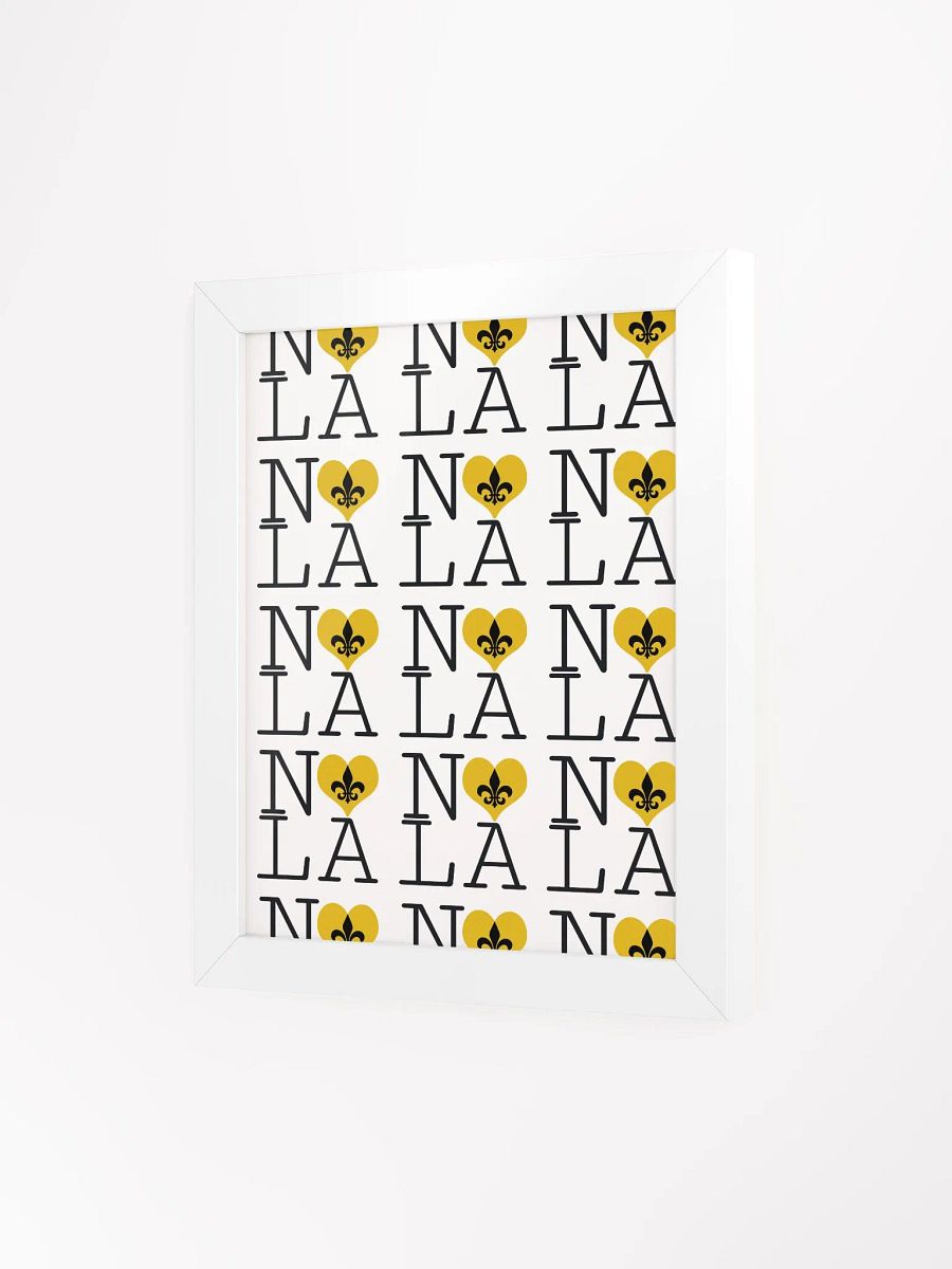 I LOVE NOLA **LEGACY POSTER** (GOLD HEART INFINITY WALL) product image (93)