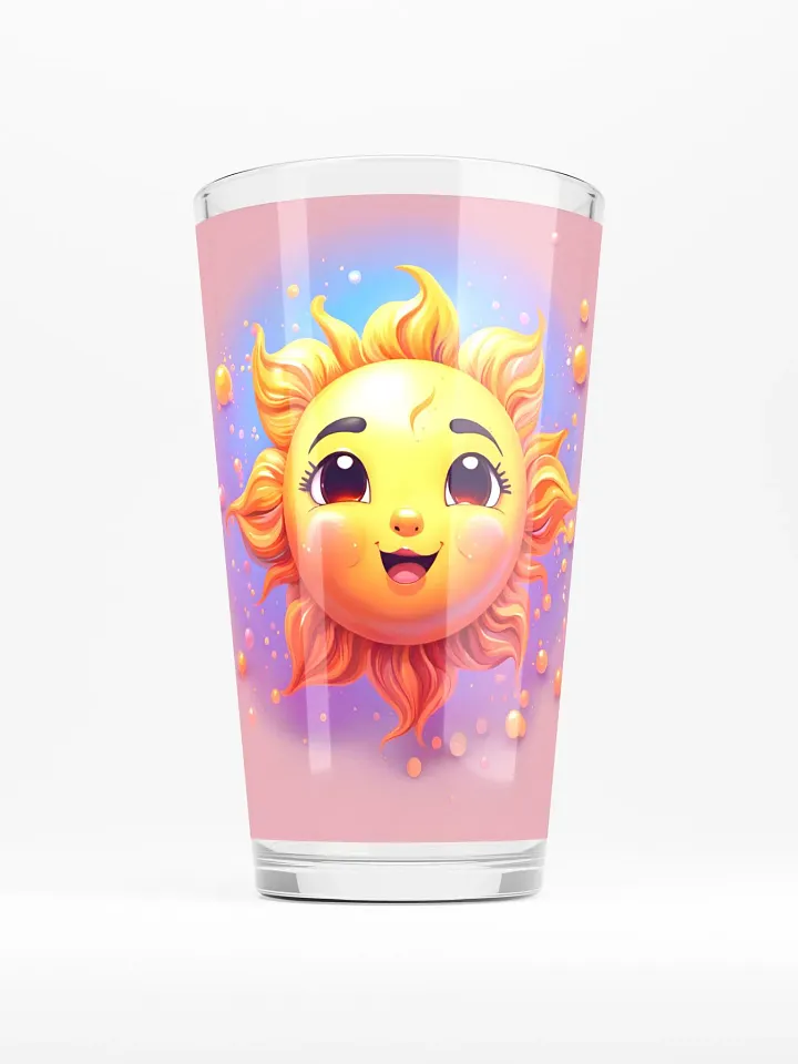 Cute Sun Pint Glass product image (1)