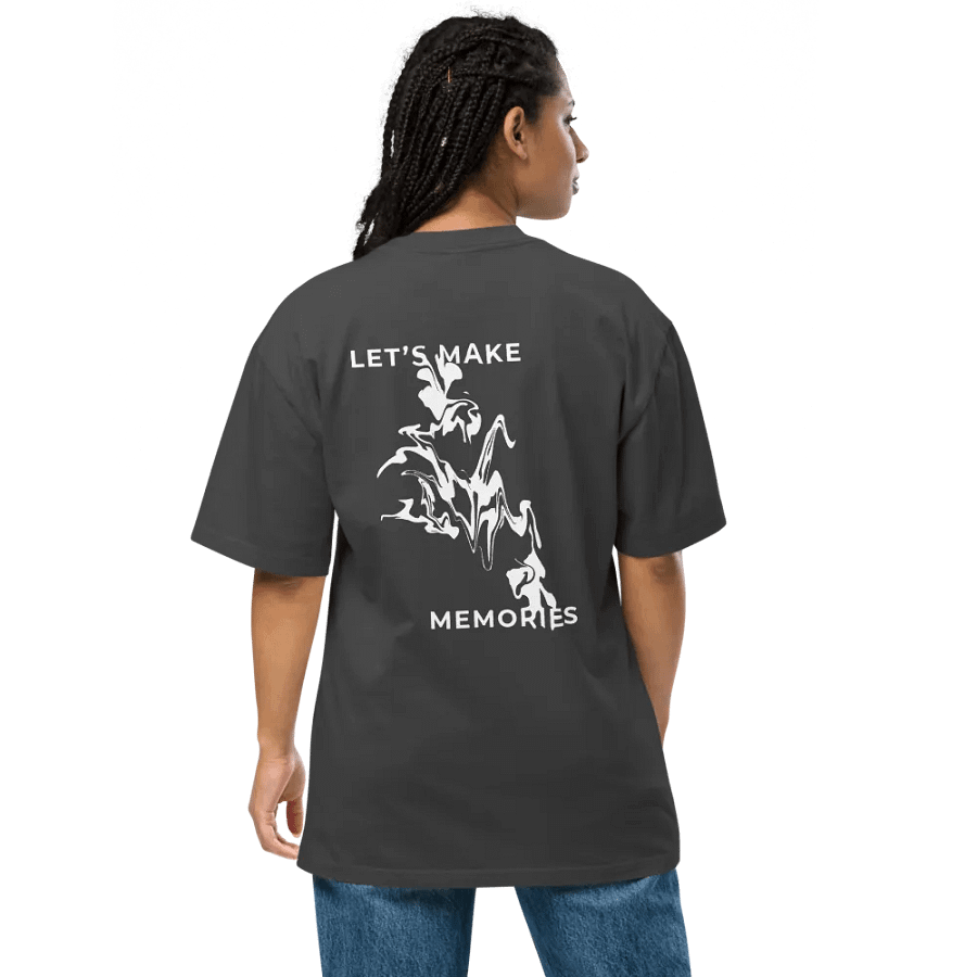 Let's Make Memories Oversized Premium Tee V1 product image (6)