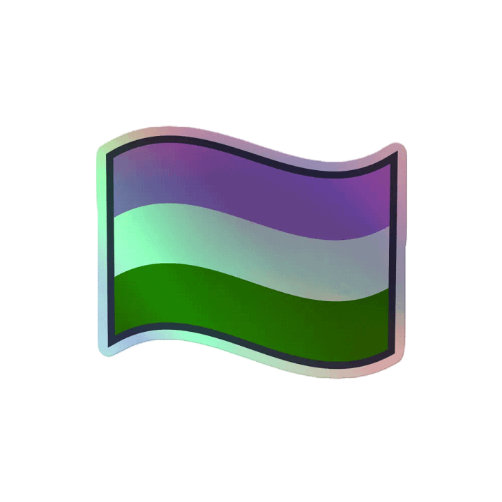 Ethereal Flag Holographic Sticker Set product image (2)