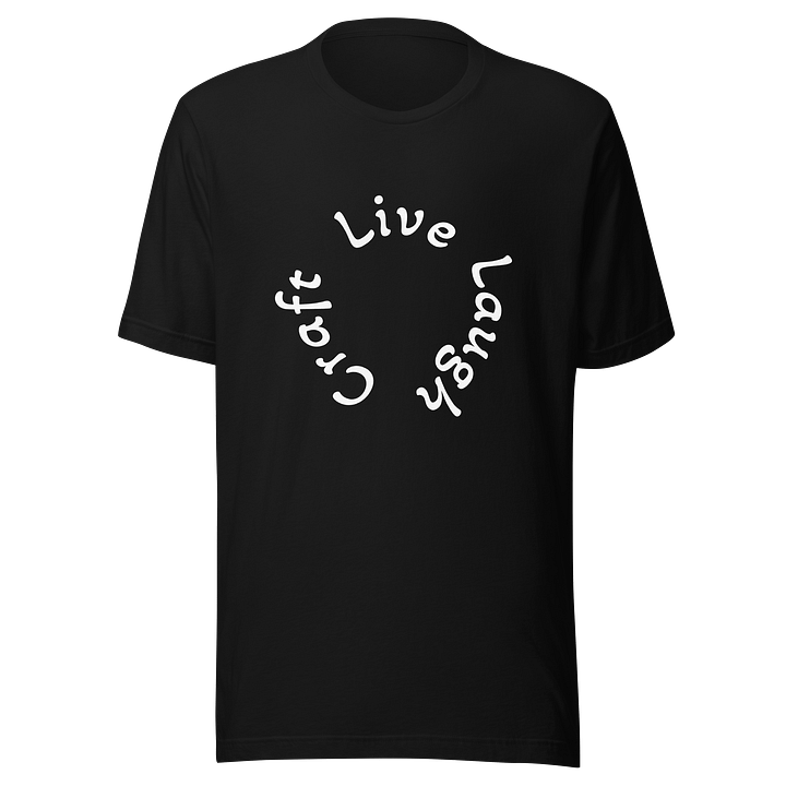 Circular Live, Laugh, Craft Tee product image (1)