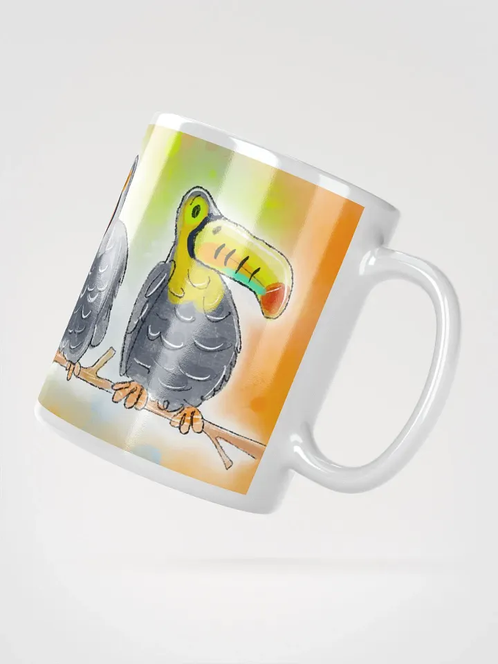Funny Hand Drawn Cartoon Toucans Mug product image (6)