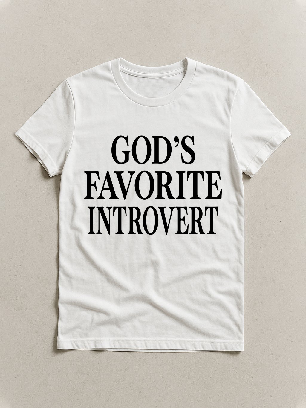 GOD'S FAVORITE INTROVERT T-SHIRT product image (1)