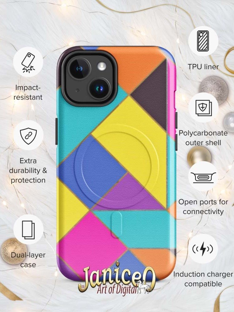 Geometric Fusion iPhone® MagSafe® Tough Case product image (2)