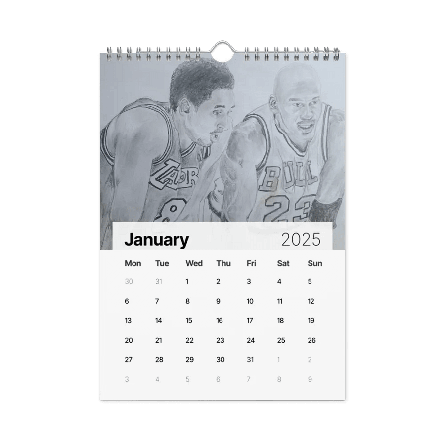 Legends of the Court 2025 Calendar product image (6)