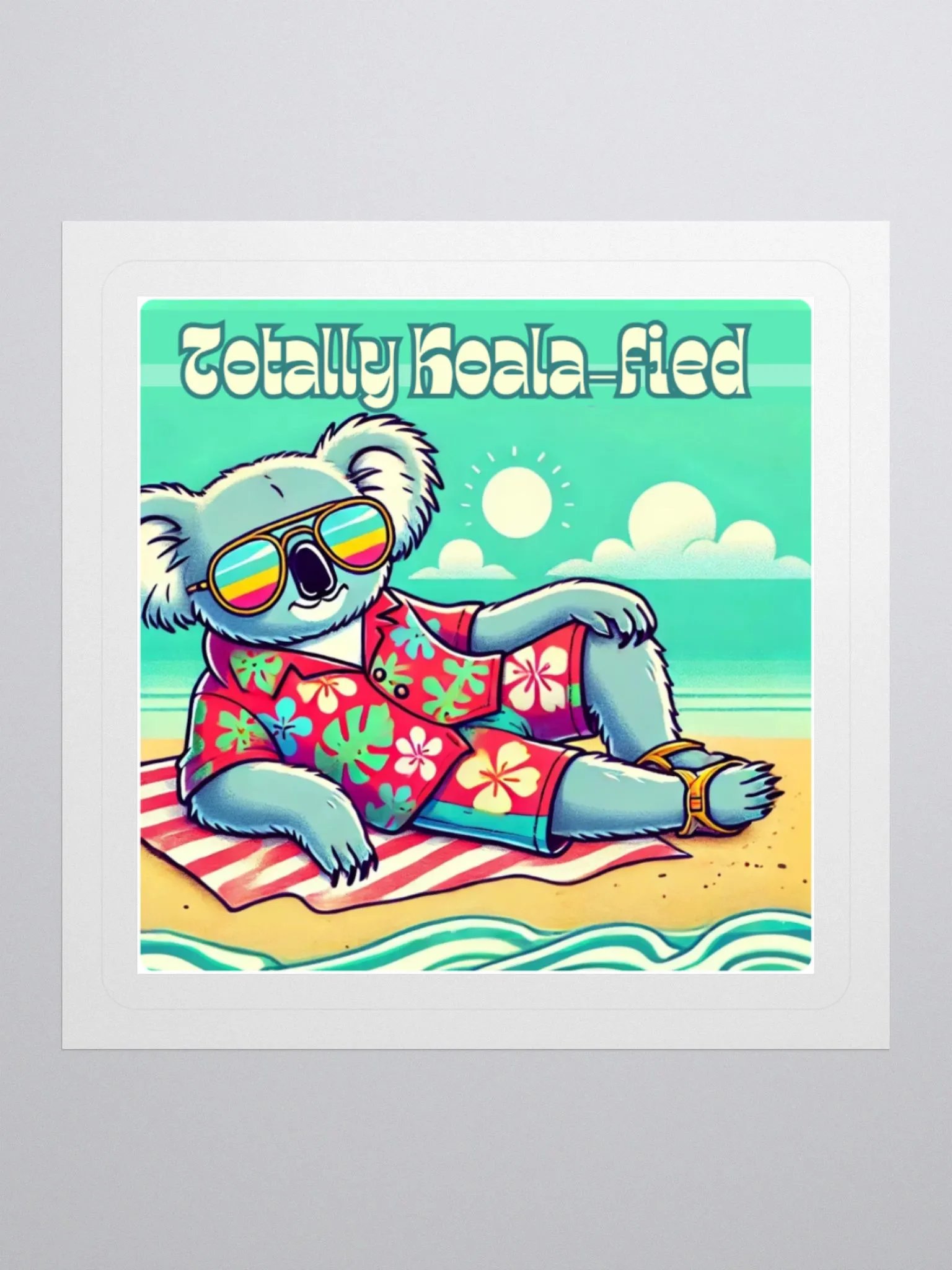 Totally Koala-fied (Kiss Cut Stickers) product image (2)