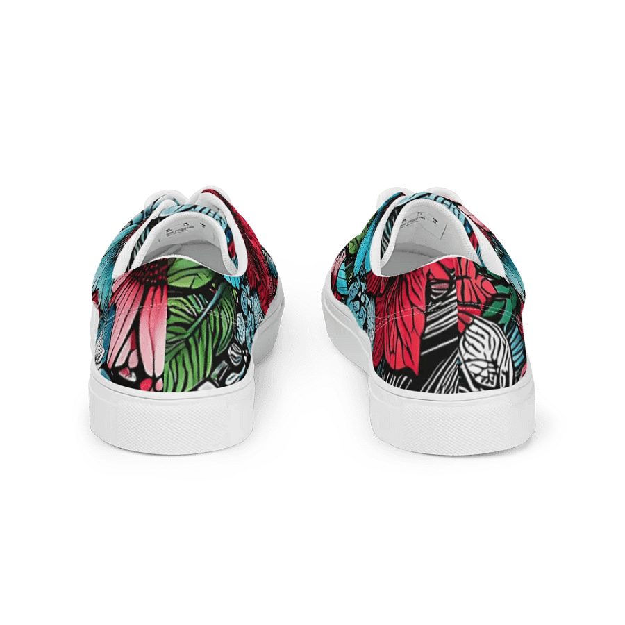 Floral Fusion Lace-Up Canvas Shoes product image (7)