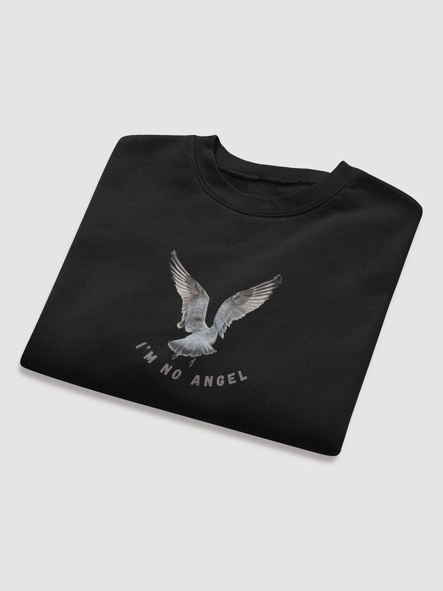 I'm No Angel Seagull Fleece Crop Sweatshirt product image (8)